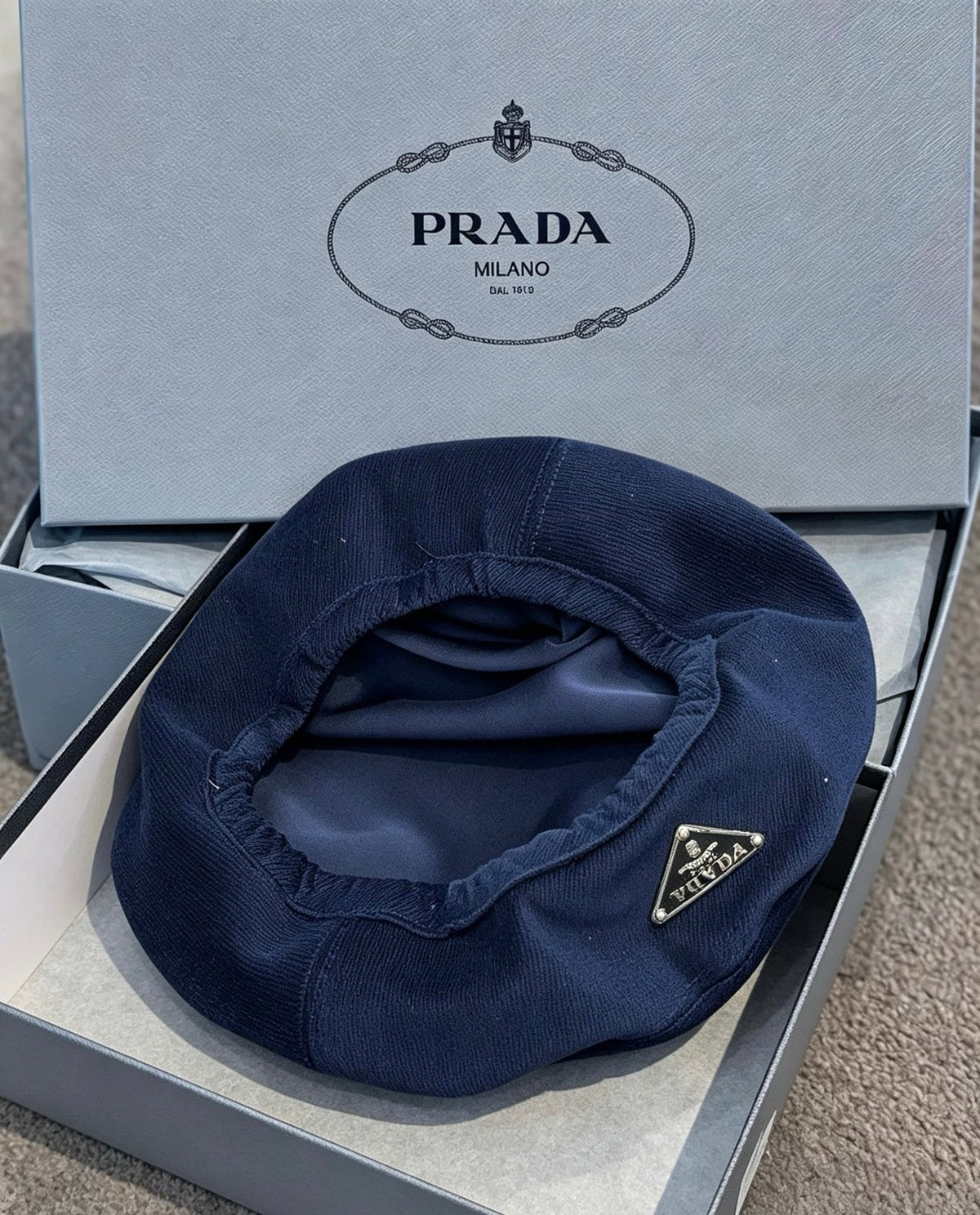 Prada Corduroy Beret
