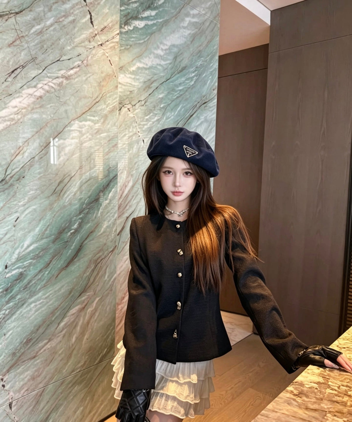 Prada Corduroy Beret
